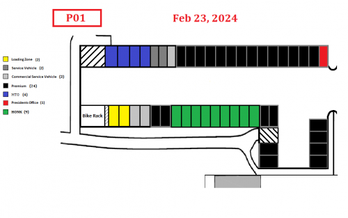 P01 Parking Map