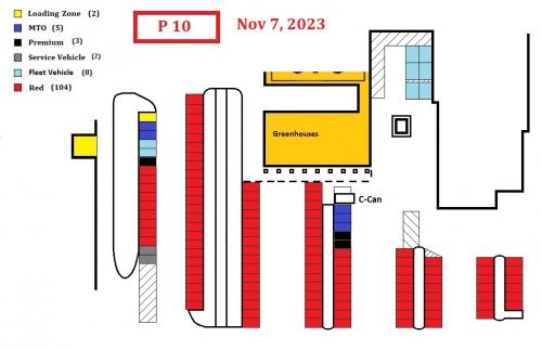 P10 Parking Map