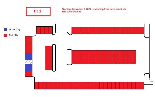 Parking Map of P11