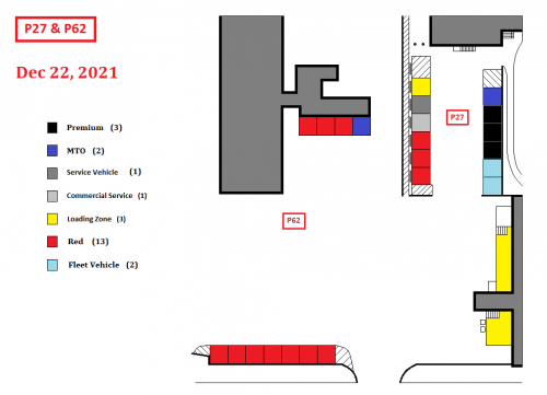 P27 and P62 Parking Map