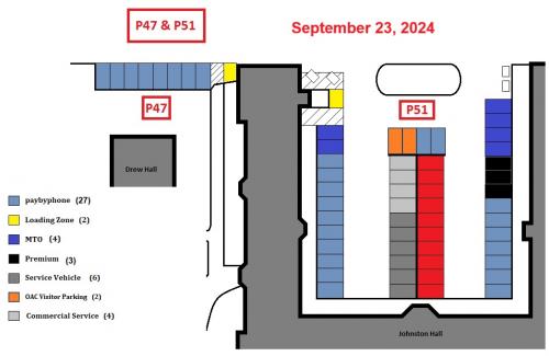 P47 and P51 Parking Map